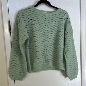Marine Layer Light Green Women's Sweater